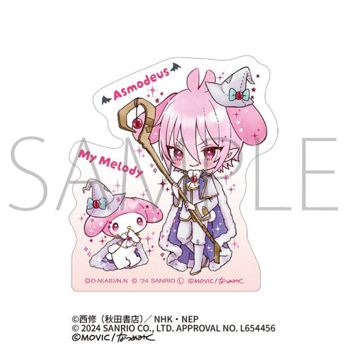 『魔入りました!入間くん×サンリオキャラクターズ』ステッカー/アスモデウス×マイメロディ<DOLLY MIX(どーりーみっくす)>